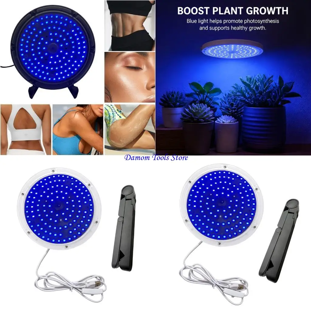 57BE Desktop 120 LED Blue Light Device with 56.29in USB Cord Use Area