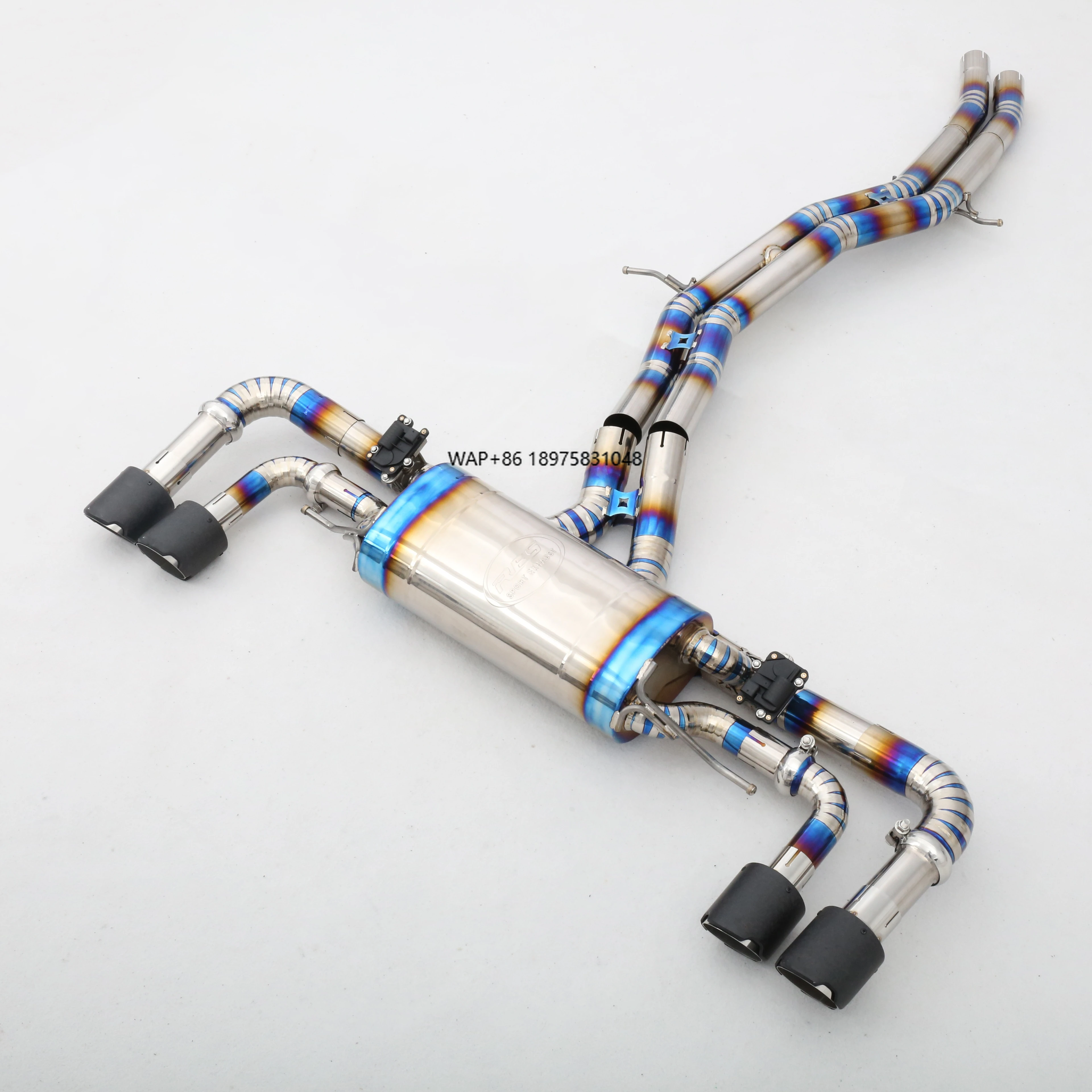 Premium Custom 304 Stainless Steel/Titanium Valved Exhaust System for E3 2.9T/3.0T Designed Exhaust Pipes
