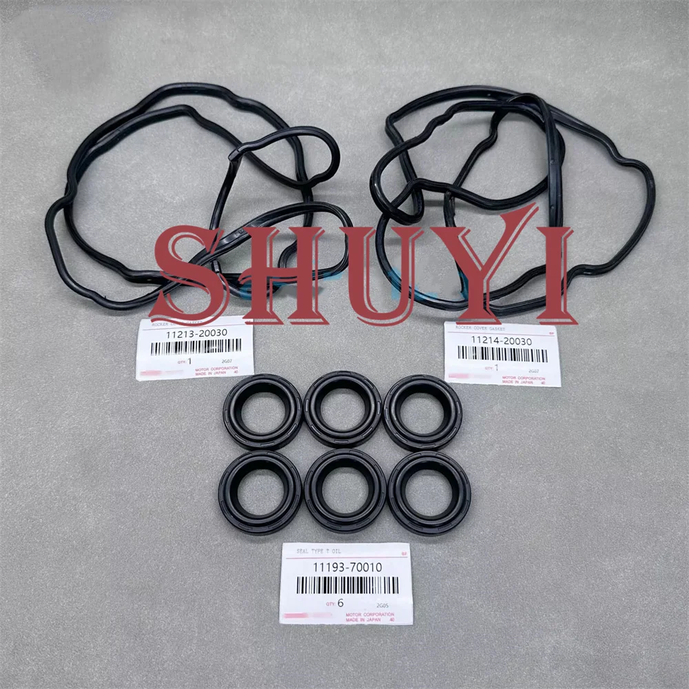 Valve Cover Gasket SetOEM 11213-20030 11214-20030 11193-70010 FOR TOY OTAa Highlander Solara Sienna Camry LEX USs RX300 RX330