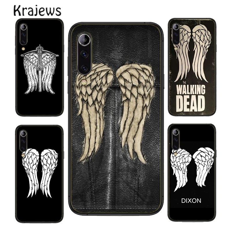 Krajews Daryl Dixon Walking Dead Wings Phone Case Cover For iPhone 16 15 SE2020 14 Plus 11 Pro Max 13 Pro Max 12 mini XS Max XR