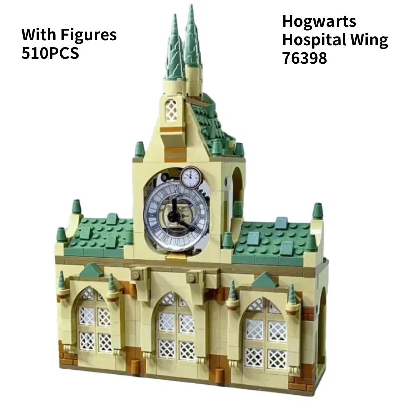 New Harris School Hospital Wing 76398 Pottered Magical Movies Castle Model Building Blocks Toys For Kids Christmas Birthday Gift