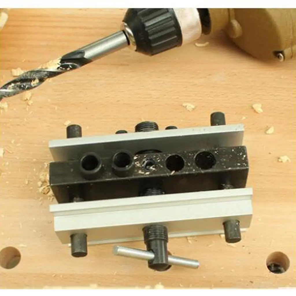 

NEW Dowel Device Self-centering Wooden Dowel Tool Clamping Tool Drilling