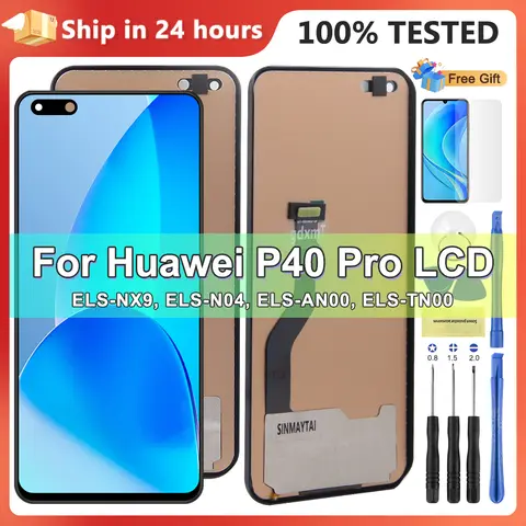 6.58'' TFT For Huawei P40 Pro ELS-N04,ELS-NX9 ELS-N29 LCD Screen Touch Digitizer Assembly For huawei P40 Pro LCD Display