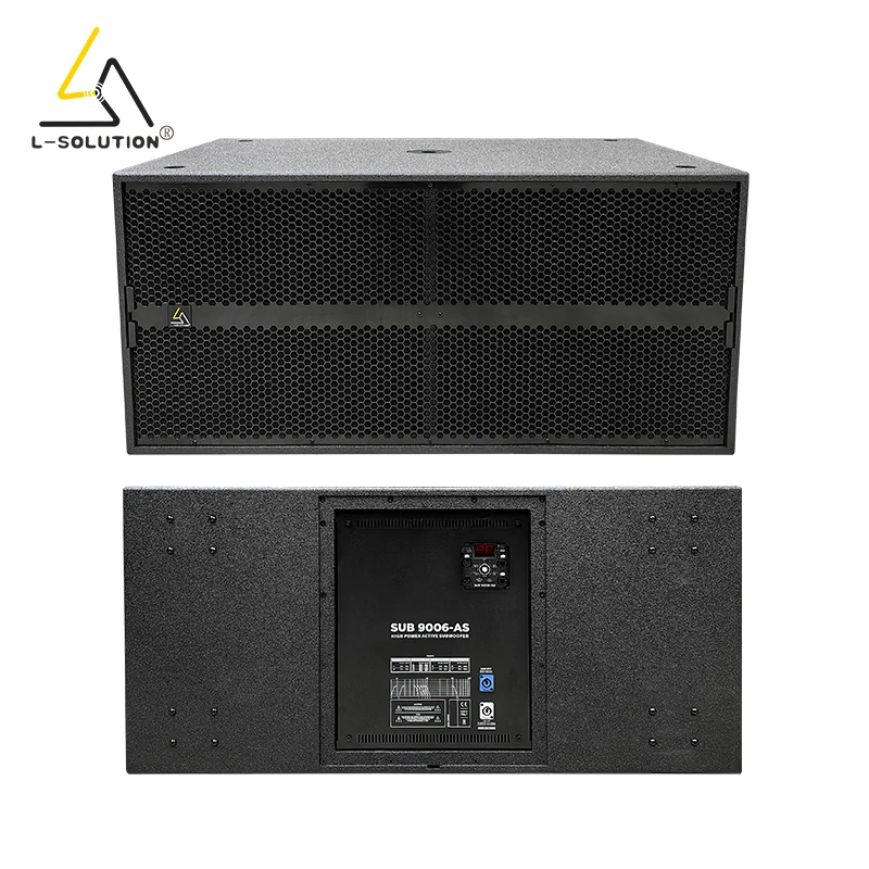 Factory 9006LS Active Double 18" Subwoofer Self-powered Bass Speaker 3600W RMS Professional Stage Audio for Outdoor Live Show