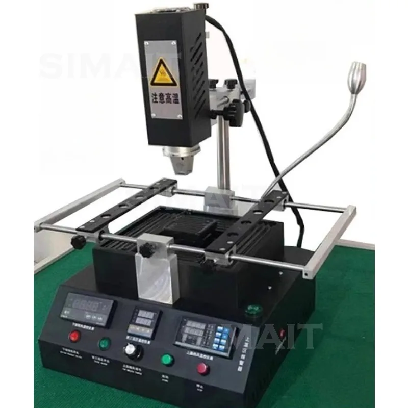 1250W Temperature Control Curve BGA Rework Table, Hot Air Infrared Three Temperature Zone, Welding Table