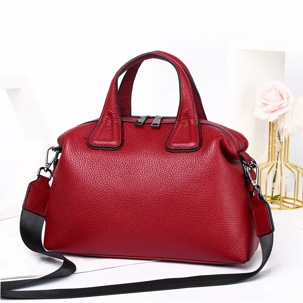 Imagem -02 - Nova Marca Famosa Designer de Moda Feminina Tote Bolsa de Couro Genuíno Hobos Grande Capacidade Ombro Crossbody Bolsas Preto