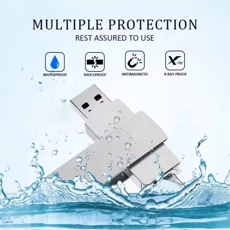 Original Pen Drive 16TB USB 3.2 Flash Drive High-Speed Pen Drive Type C Metal USB Memory For Computer Storage Devices