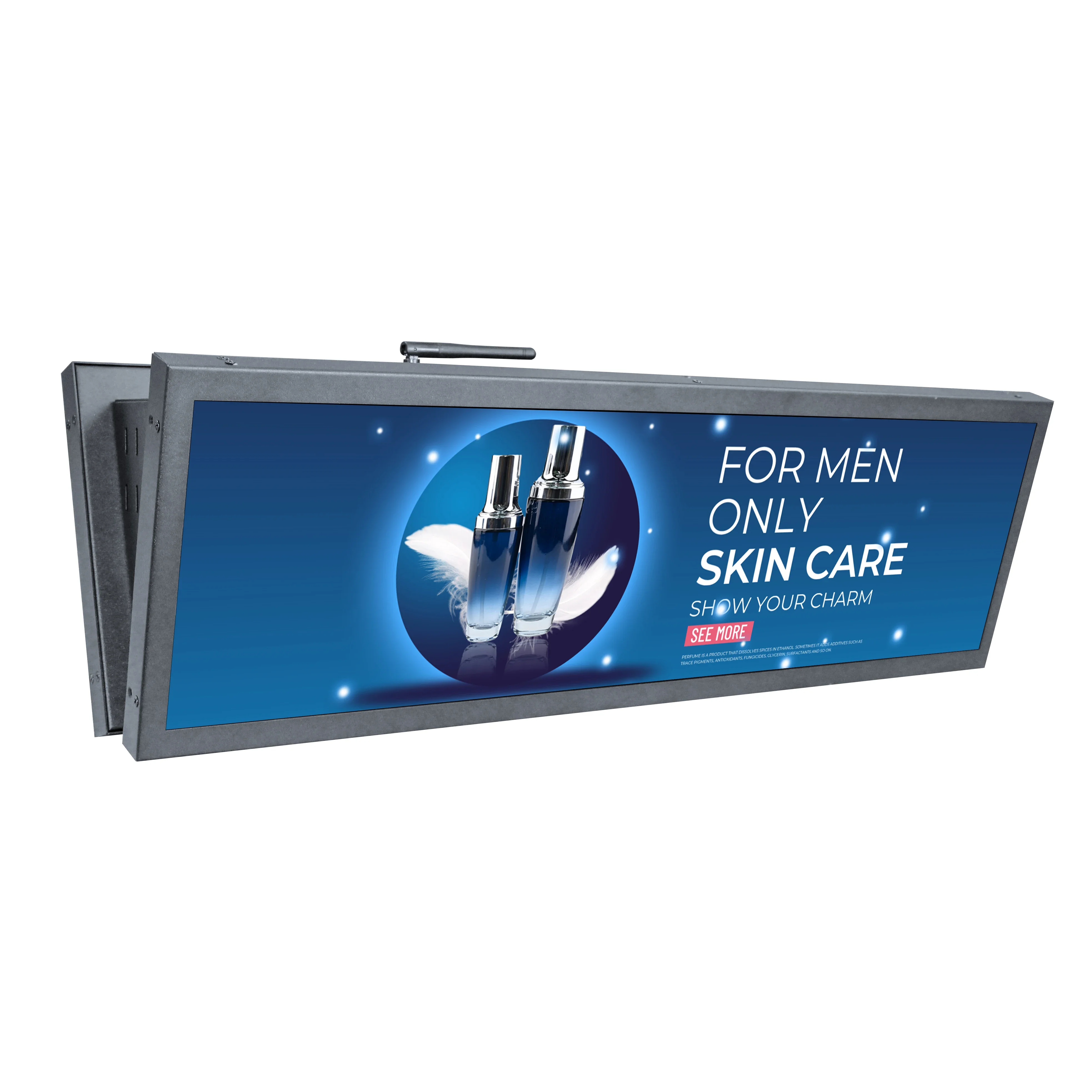 

New Arrival Narrow Bezel Frame Wall Mounted Display LCD Monitor 24.5 Inch Single Side Double Side LCD Display Screen Advertising