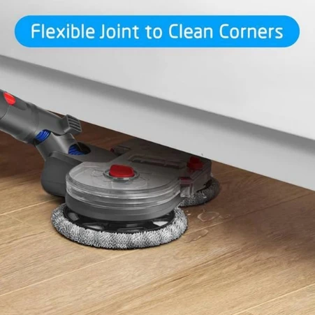 Electric Mop Head For Dyson V10 Slim/ V12 Detect Slim Vacuum Cleaner Mop Attachment With Water Reservoir Cleaning Rag Cloth Part