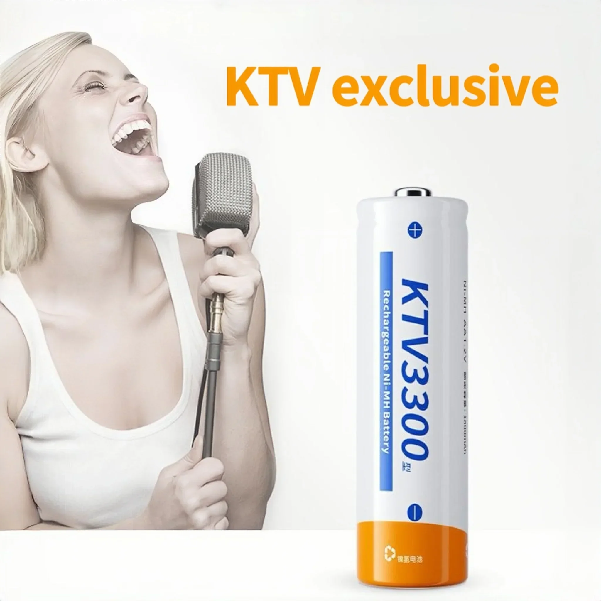 1.2 فولت KTV3300mAh بطاريات قابلة للشحن AA ل KTV ميكروفون ماوس مصباح يدوي غمبد المتعدد راديو كاميرا المتقلب