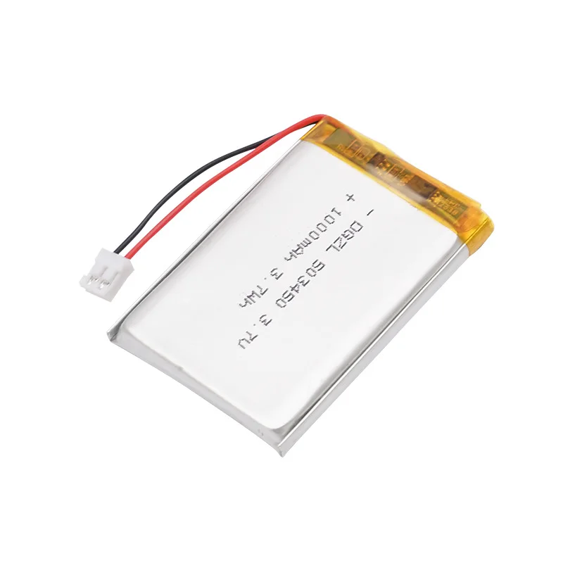 1000mAh 3.7V 503450/523450 Polymer Lithium Rechargeable Battery Li-ion Battery JST PH2.0 2pin For GPS Smart Phone DVD MP4 MP5