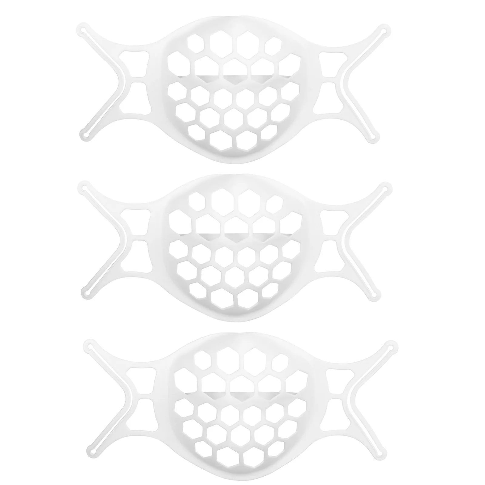 Staffa per maschera 3D-maschera facciale in Silicone Bracket-3D staffa per maschera cornice di supporto interna supporto per maschera in silicone morbido 3D interno 3 pezzi