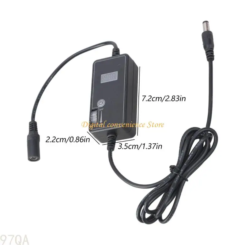 Regulowany sterownik silnika 97qa 12 V z wyświetlaczem temperatury Steples Reguel prędkości