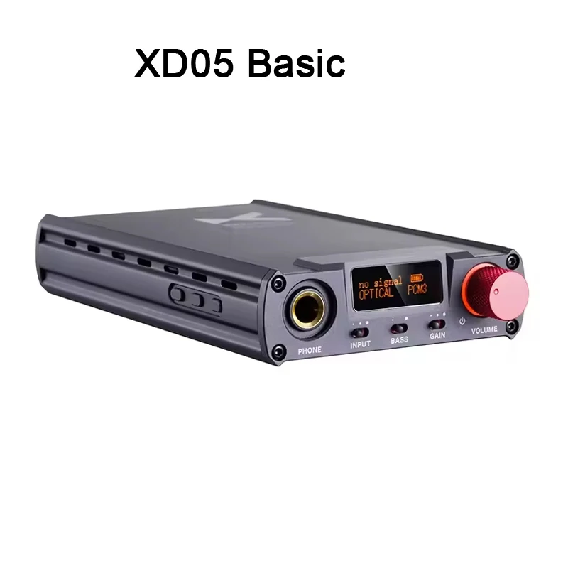 

Xduoo XD-05 Basic In dependent Digital Audio Terminal Headphone Amplifier XD05 Basic Decoding Amp Bluetooth ESS9018K2M DAC Chips