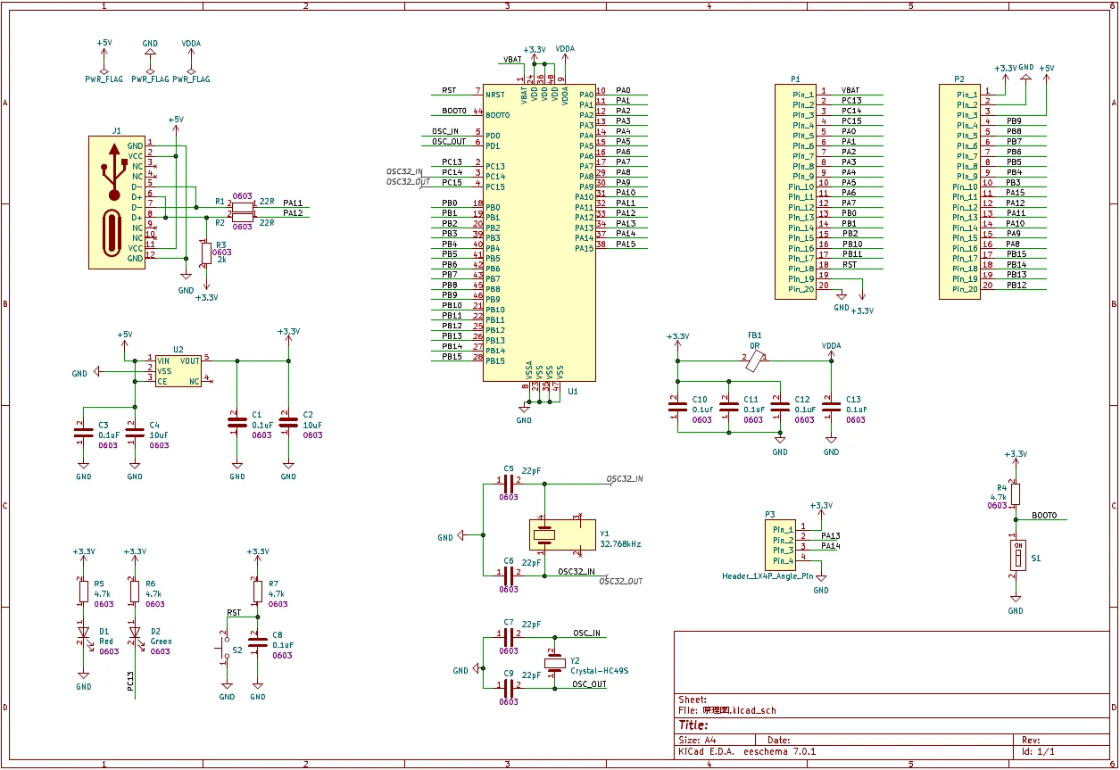 AT32F403ACGT7 kernbord vervangt STM32