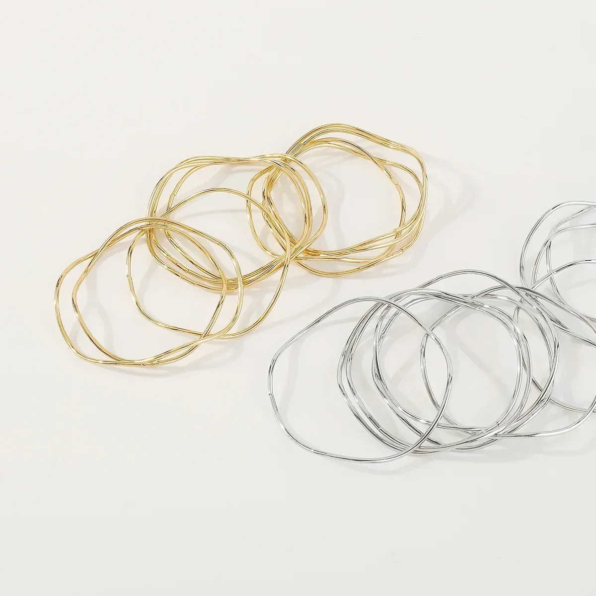 Multilayer Bracelet Simple Round Irregular Bracelet For Women Gift