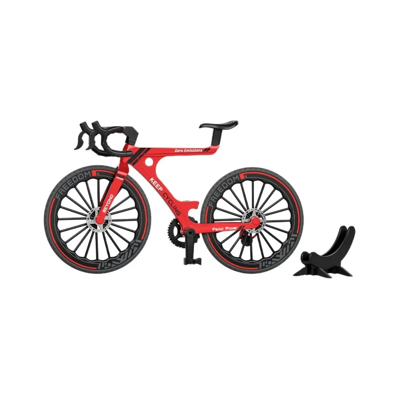 Nuovo 1:8 Mini modello in lega di bicicletta pressofuso in metallo dito mountain bike simulazione decorazione giocattoli regali ragazzi