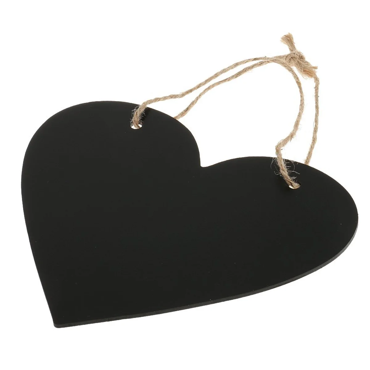 

Heart Shaped Wooden Chalkboard Hanging Sign Decorative Wedding Favors Mini Menu Board Christmas Table Bar Counter