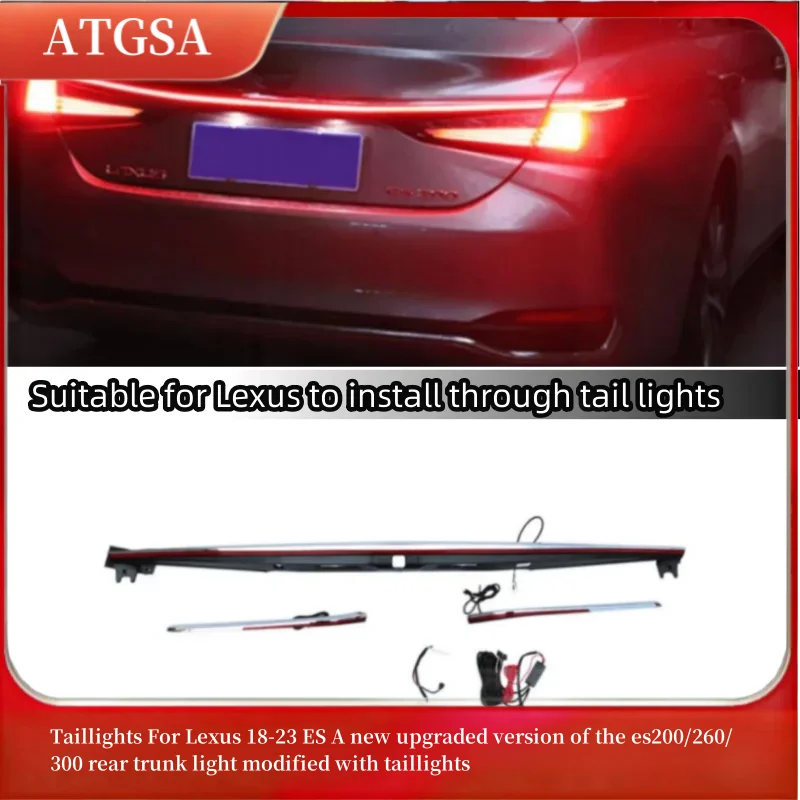 Taillights For Lexus 18-23 ES A new upgraded version of the es200/260/300 rear trunk light modified with taillights 