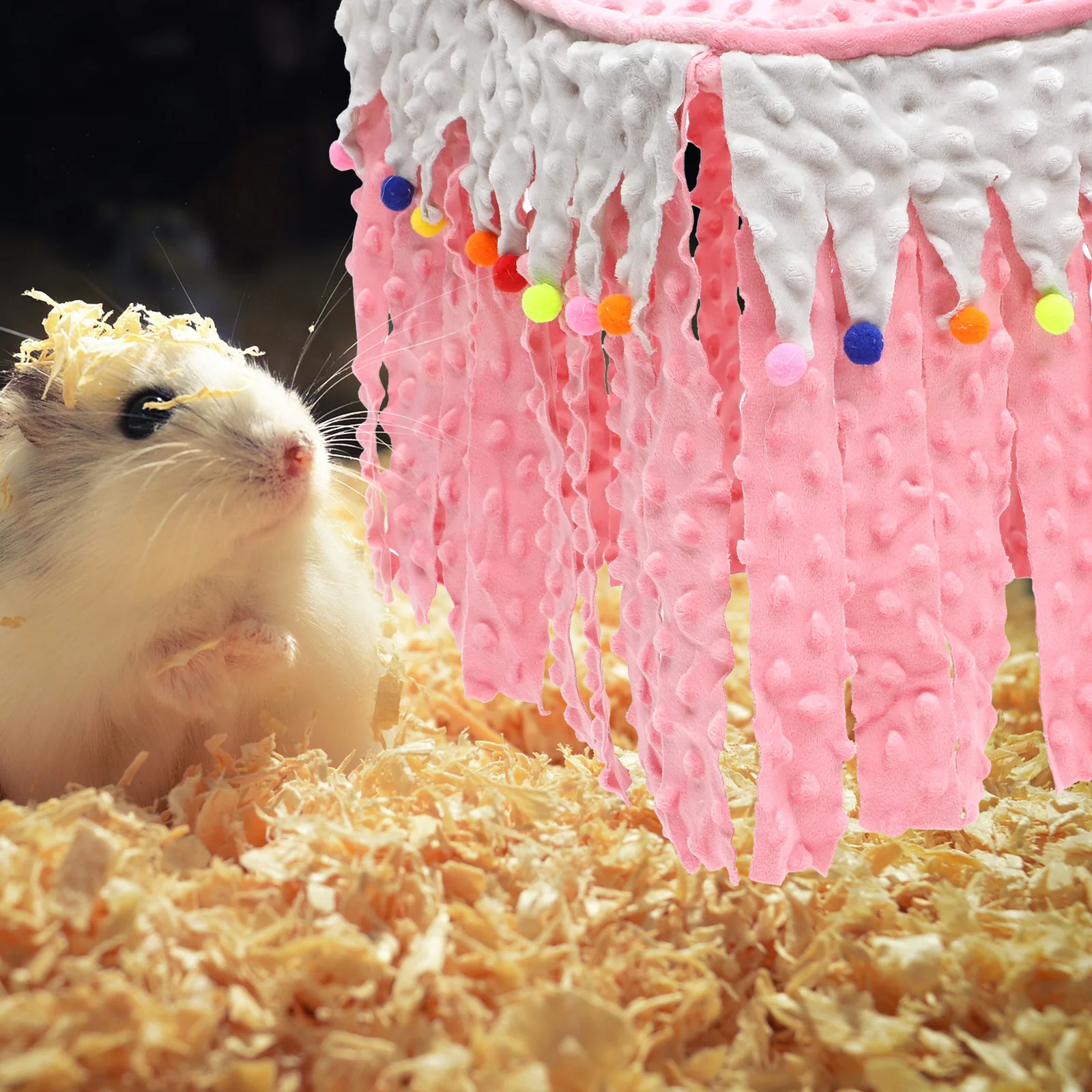 

Hamster Hideout Bed Guinea Pig Hideaway Cage Corner Hammock Small Pet Tent Shelter Guinea Pig Hideaway Hedgehog Cage Hammock