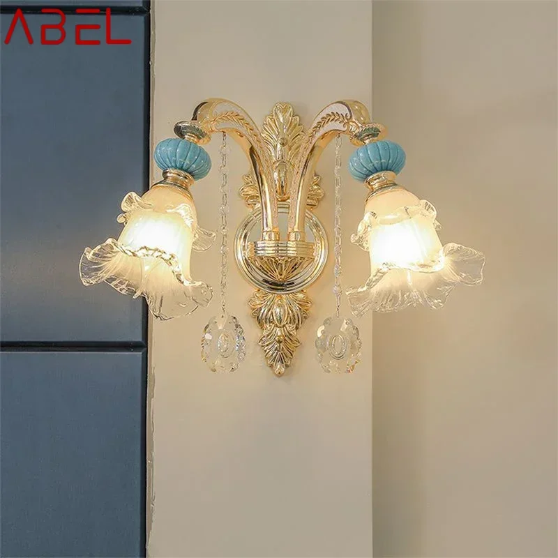 ABEL-Applique Murale de Luxe en Clip Européen, Luminaire Décoratif d'Nik, Idéal pour un Salon, une Chambre à Coucher, un Couloir, une Villa ou un Hôtel