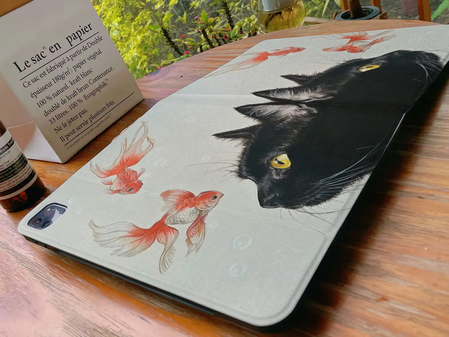 حافظة Black Cat Wants Fish ipad لهاتف Apple Air 10.9 iPad Pro 2020 حافظة لجهاز iPad 10.2 11 12.9in 2021 Mini 5 6