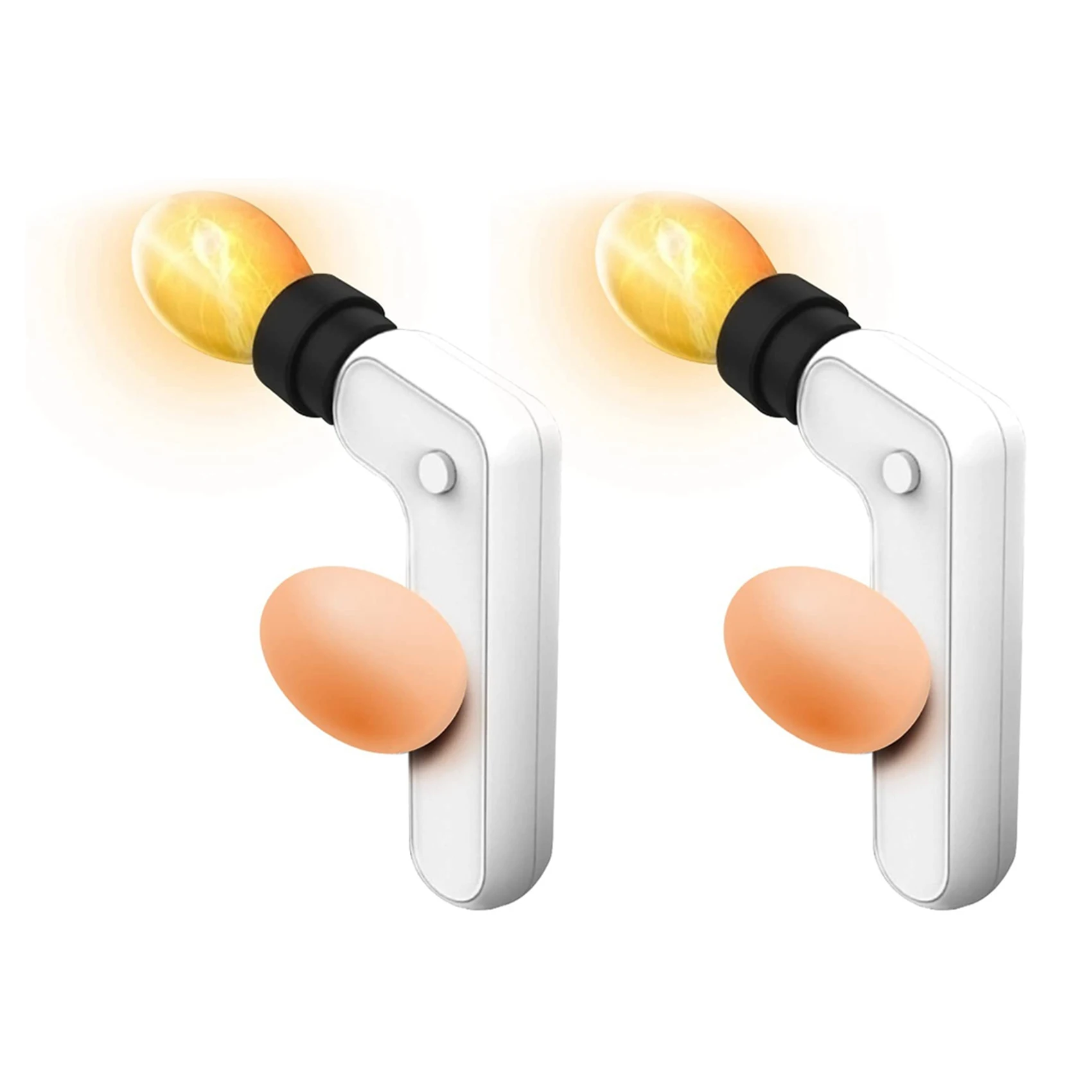 A96K-2X Egg Candler Tester Rechargeable Wireless Cool Light Incubator Candling Lamp With Two Soft Head Fit For All Eggs Type