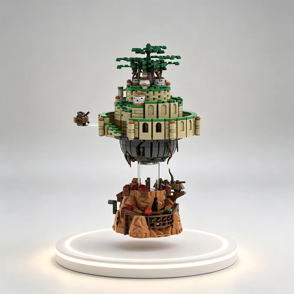 New MOC Classical Mobile Castle Building Block Set For Howled-Movinged Animated House Model Children Birthday Christmas Toy Gift