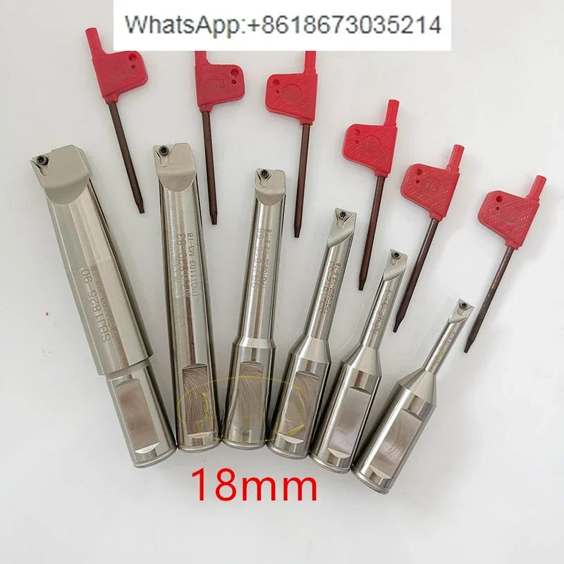 1pcs 12mm and 18mm boring bar, 16mm and 20mm boring bar,shank 12mm for F1-12 50mm ,18mm for F1-18 75mm Boring head.20mm for 2084