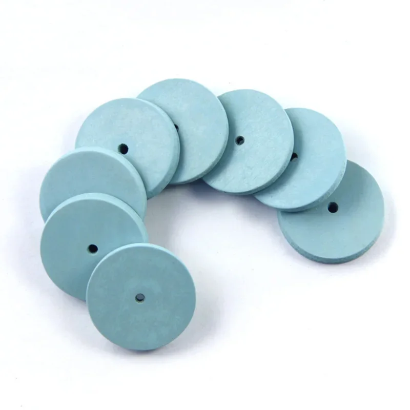 100pcs Dental Lab Silicon Rubber Polisher Coarse /Medium /Fine 6mm Dental Silicon Rubber Point 22mm Dental Silicon Rubber Wheel