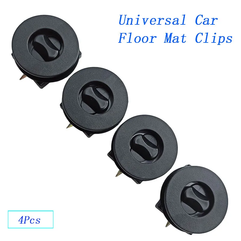 4Pcs Universal Floor Mat Carpet Clips Oval Clamps Fastener Fixing Grips