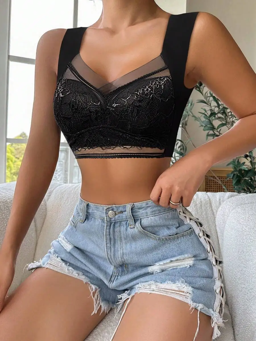 Thumbnail 3 - #32 Trending Lace Bralette Tops Right Now