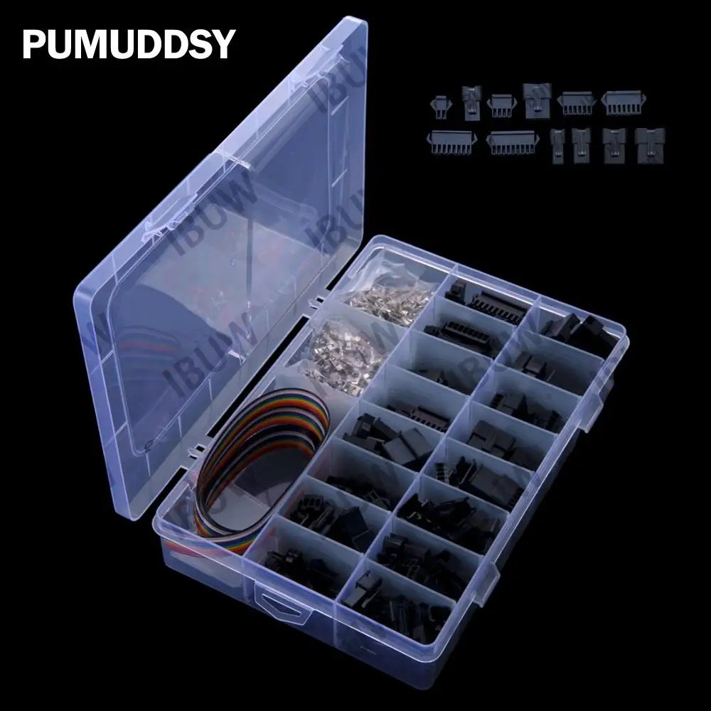 

70Pair SM2.54 pitch terminal block, 6P 7P 8P 9P male female plastic housing, face-to-face mating 2P 3P 4P 5P