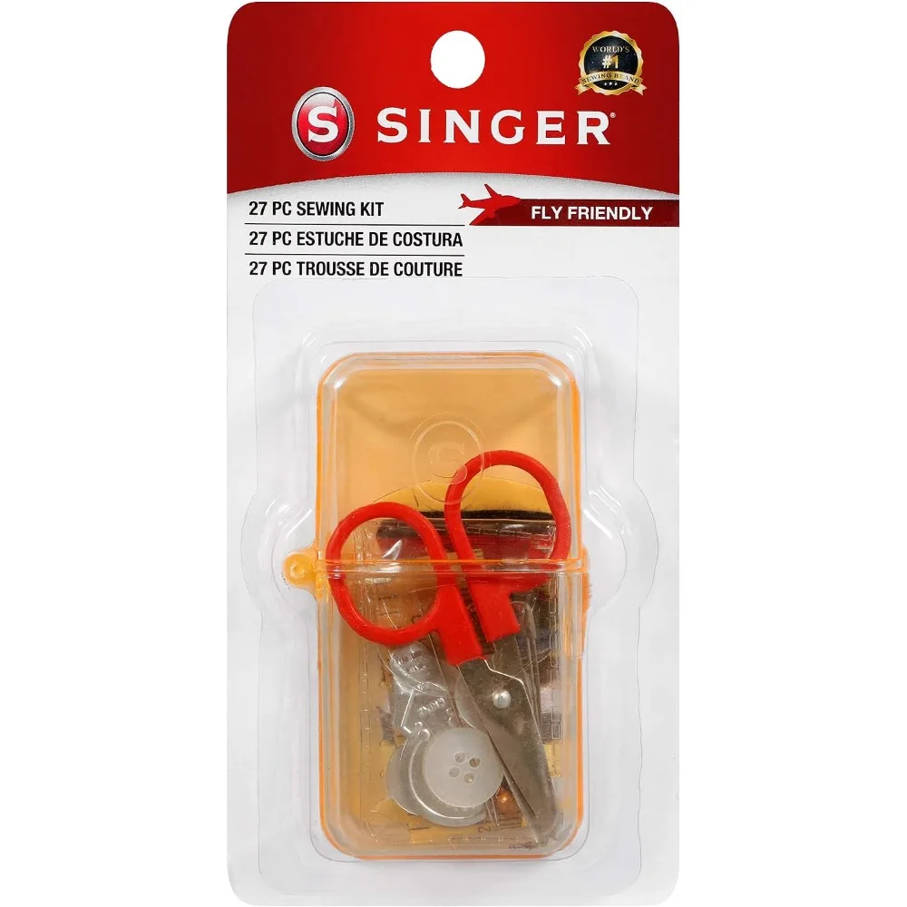 Travel Sewing Kit Portable Sewing Set with Needles Threads Buttons Scissors Thimble for Emergency Repairs Home Traveling Assorted Colors view 7