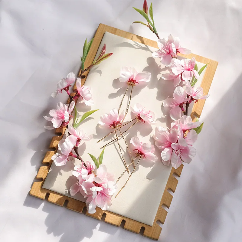 

Blossom Hair Accessories Hair Clips Hanfu Hair Accessories Flower Super Fairy Silk Flower Headpieces Antique Accessories