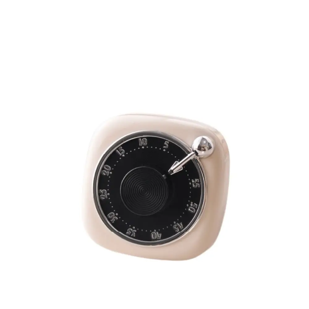 60 Minutes Kitchen Visual Timer Record Design Adsorbable Children Study Timer Battery Free Self Discipline Timer Management Tool