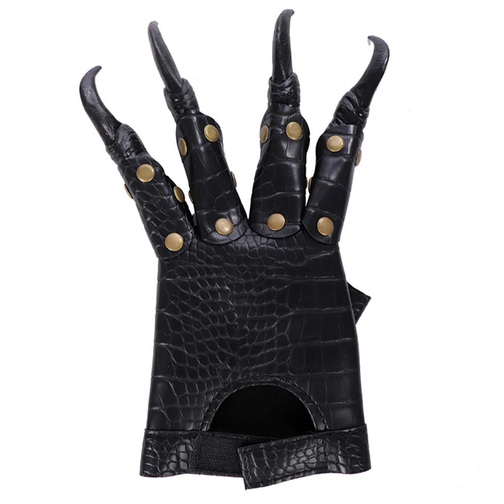 

Halloween Costume Claw Gloves Paw Gloves Cosplay Dress up Costume Long Nails Horrific Gloves Devil Gloves