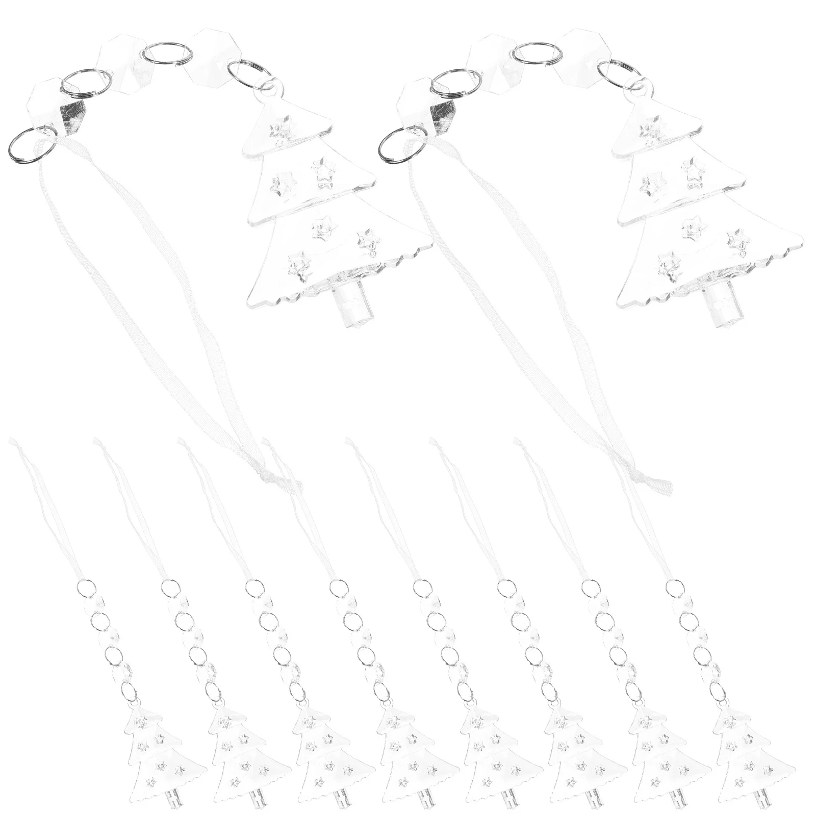 

10Pcs Christmas Tree Shape Hanging Ornament Xmas Tree Decor Xmas Party Supplies Christmas Decor Party Props