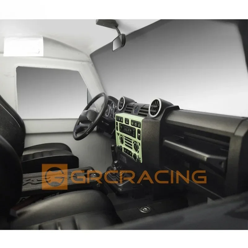 Simulation Plastic Interior in The Control Seat Suit Modification for 1/10 RC Crawler Car Trxs TRX4  Defender Parts