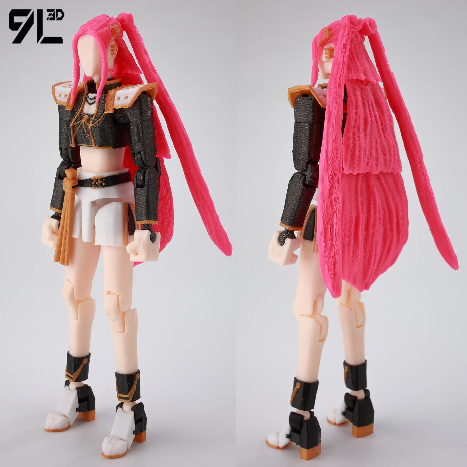 9L3D Printe Games  Series Lucky13 Dummy13 Anime Girl Figure Model Movable Joints Collectible Desktop Decoration Model Toys Gifts - view 3