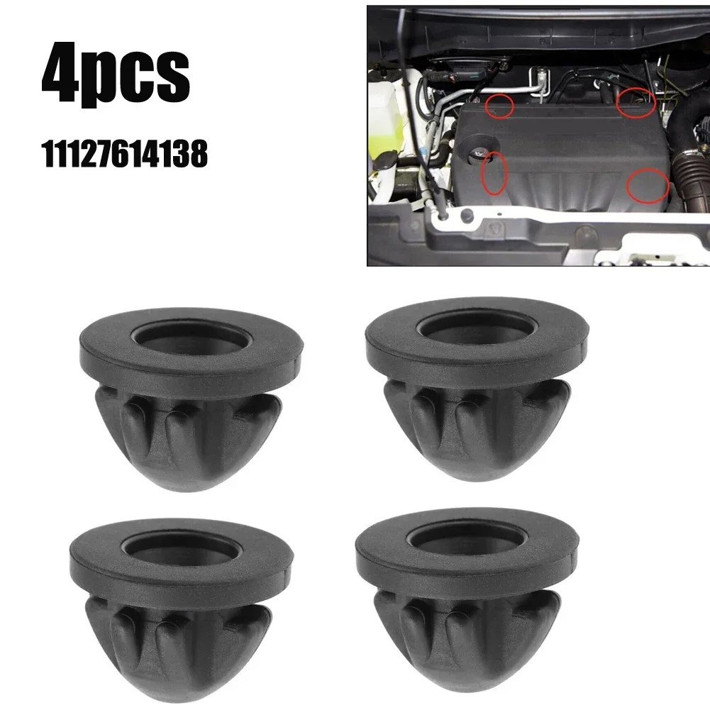 1/4pcs Engine Cover Grommets Car Engine Cover Grommets Bung Absorbers  For BMW 11127614138,11127614138,11 12 7 614 138