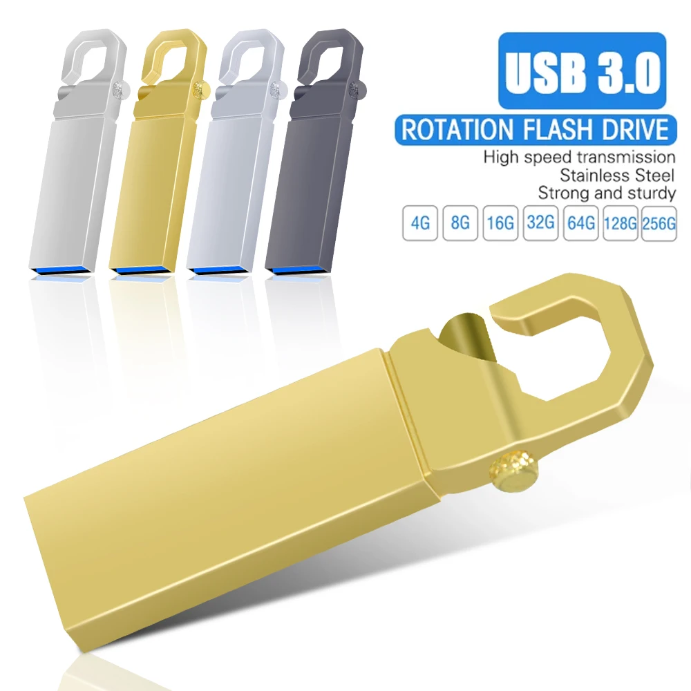 

Original USB3.0 Flash Drive 128GB 64GB 32GB 16GB 8GB Metal Pendrive High Speed Up Memory Stick Car USB Disk Flashdrive For PC