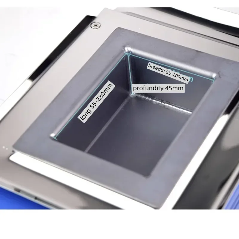 High Temperature Solder Tin Furnace Digital Display Lead-freeSteel Square Round Constant Temperature Melting Tin