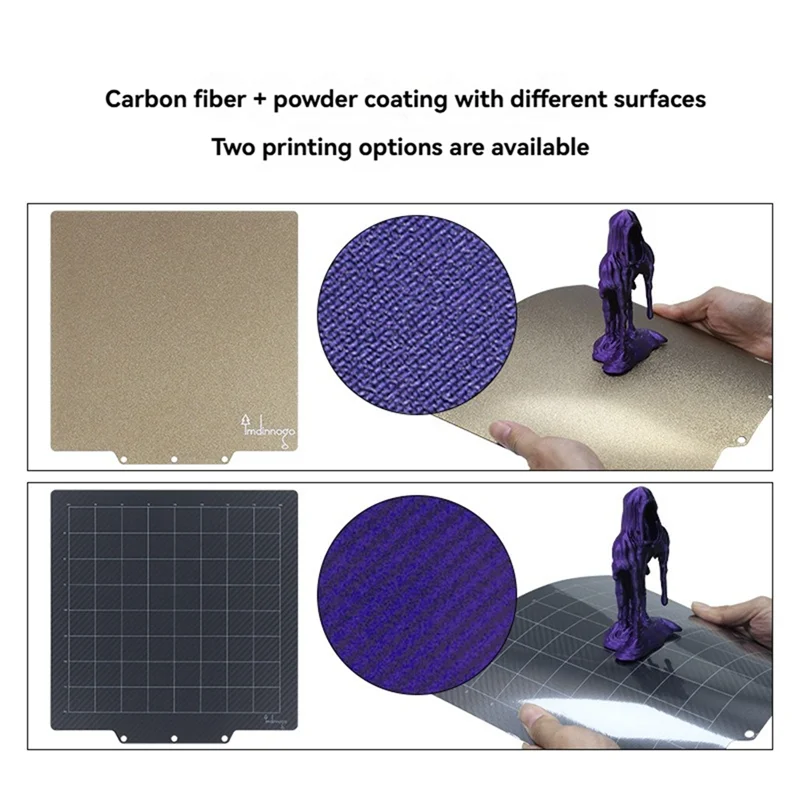 Efficiente stampante 3D Costruisci piastra Forflashforge Adventurer 5M Pro Letto riscaldato flessibile rimovibile