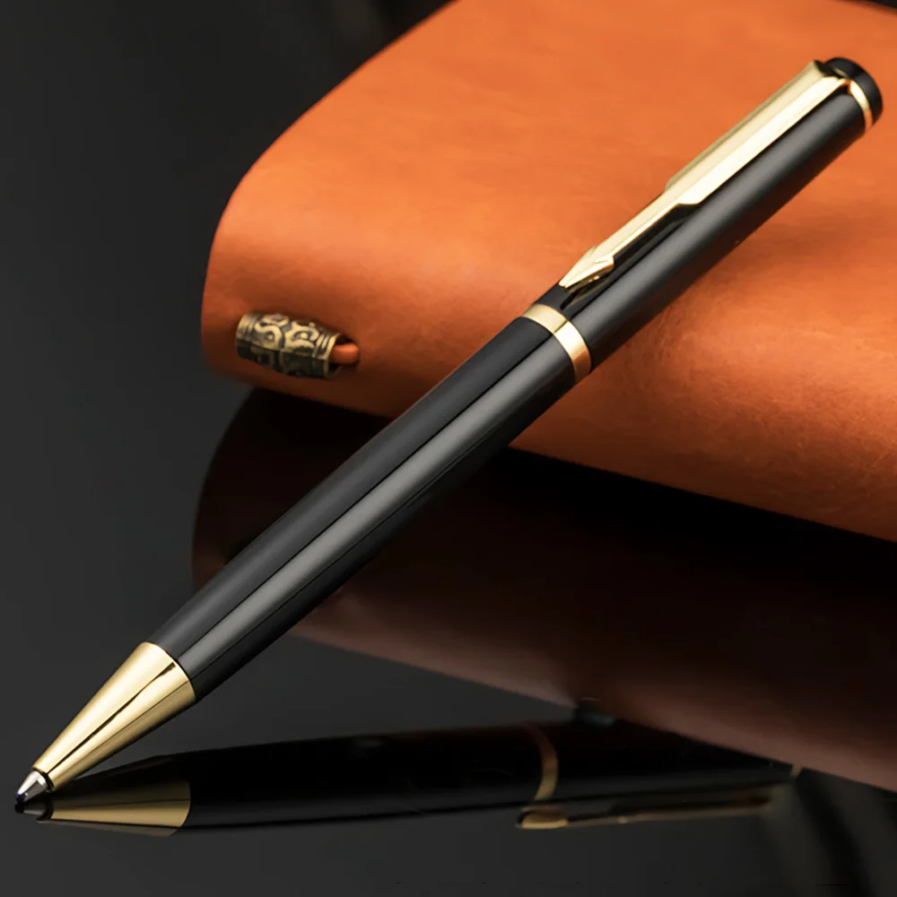 

STONEGO Capless Metal Chrome Twist Ballpoint Pen - Elegant Signature Gift Pen for Men & Women