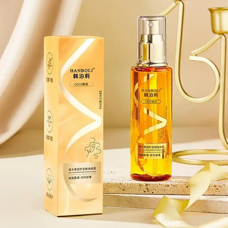 100ml Hair Oil Spray Harmless Hair Oil for Curly Oil Sheen Hair Spray for Moisturizing and Nourishing Gift for Women