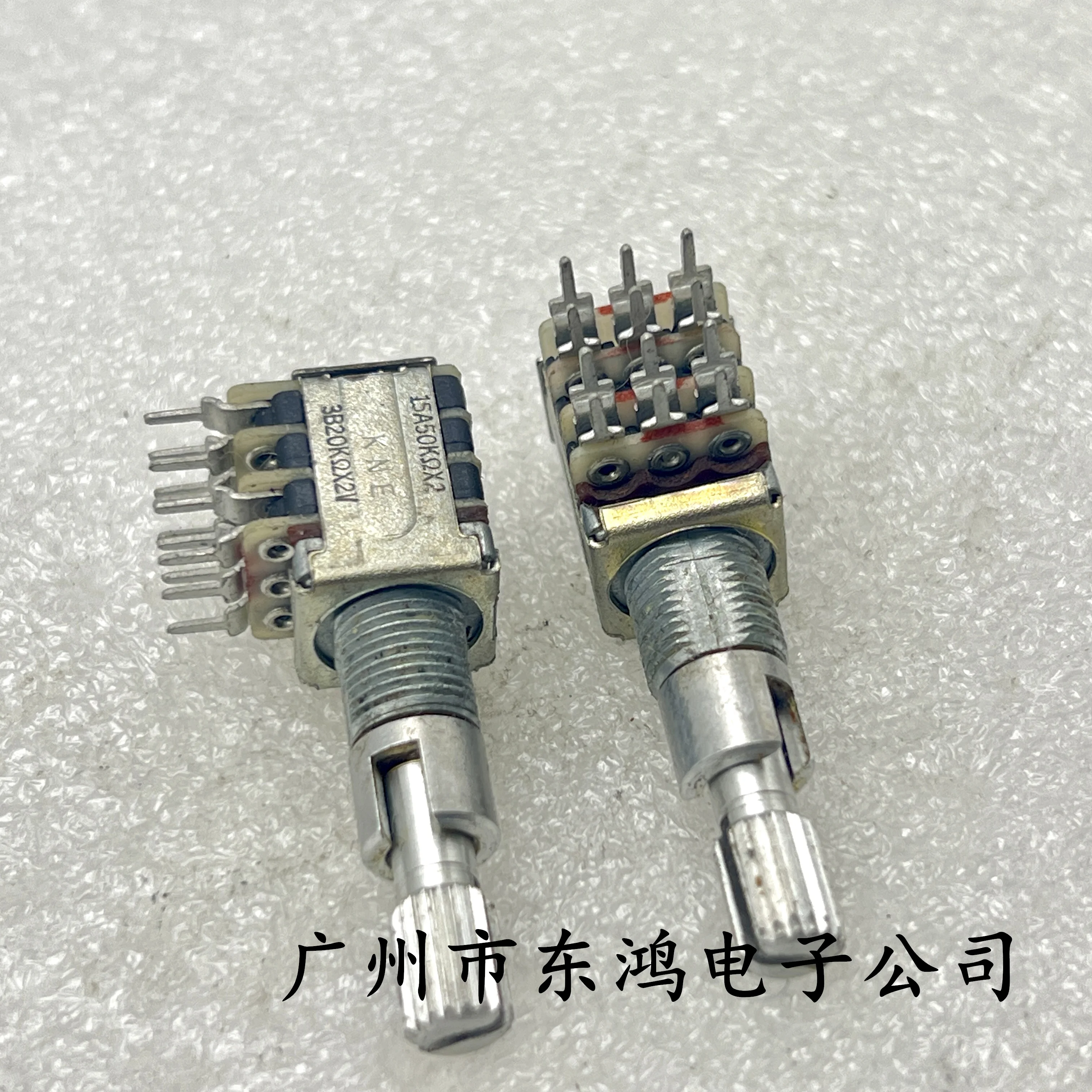 1 PCS Korean precision potentiometer A50KX2 B20K Ω x2 dual axis dual adjustment rotation