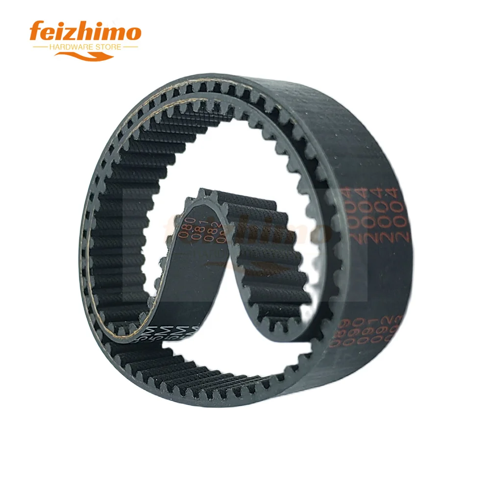 FM HTD 5M Black Rubber Synchronous Belt Wth A Circumference Of 305mm~420mm And A  Belt Width Of 15/20/25/30/40mm Toothed 5M Belt