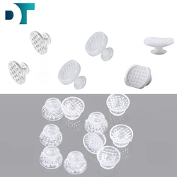 Dental Orthodontic Lingual Buttons Dental Products Bondable Composite Round /Rect Clear Ceramic Traction Hook 10Pcs/bag