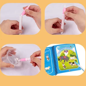 كتب الرسم المائي السحري للأطفال الجدد كتب التلوين ألعاب الرسم للأطفال عيد ميلاد عيد الميلاد هدية رأس السنة الجديدة للأولاد والبنات أفضل 8 مبيعات تذكار للذكرى السنوية 4 سنوات - رقم 4